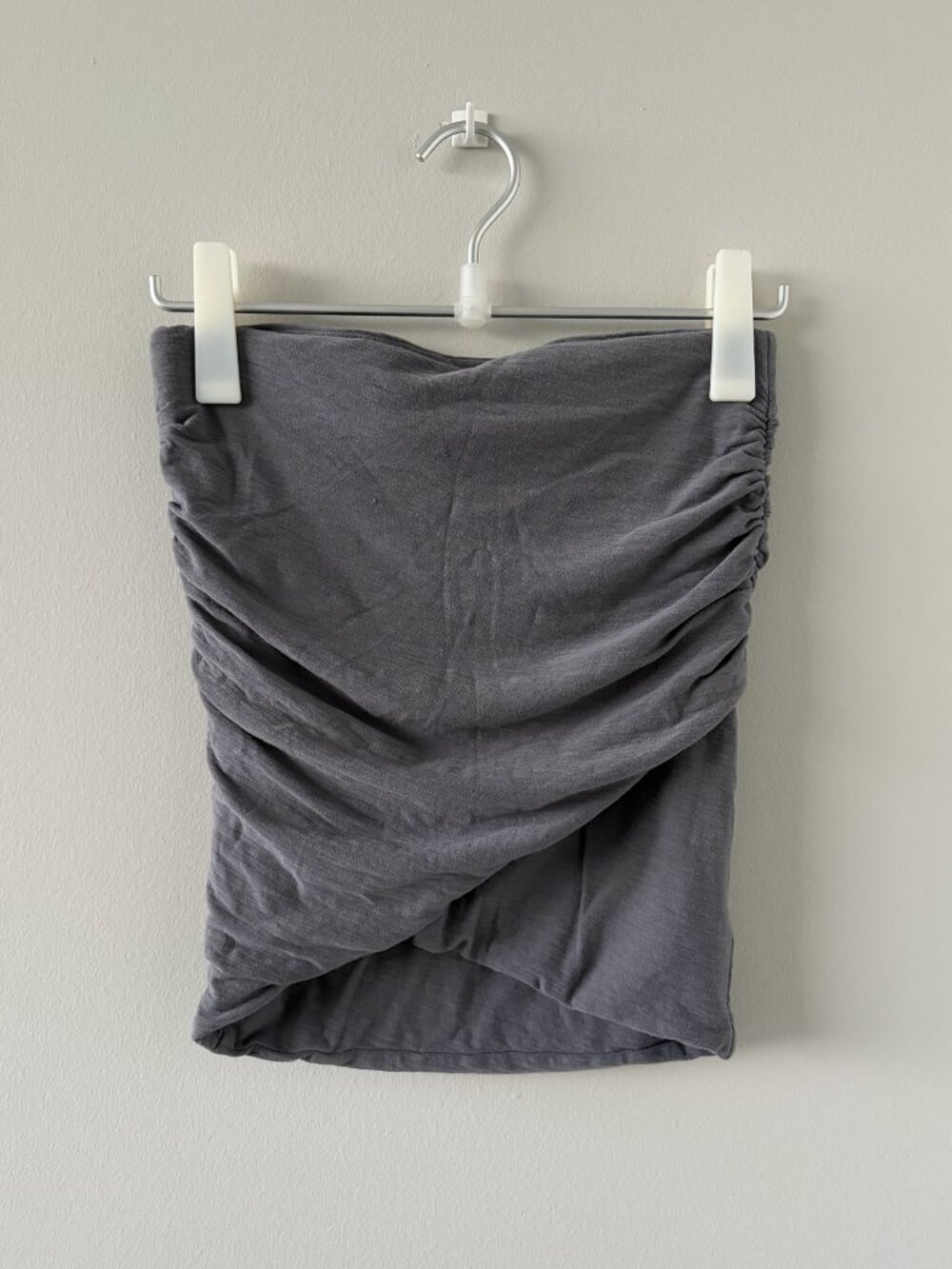 James Perse Jersey Wrap Mini Skirt